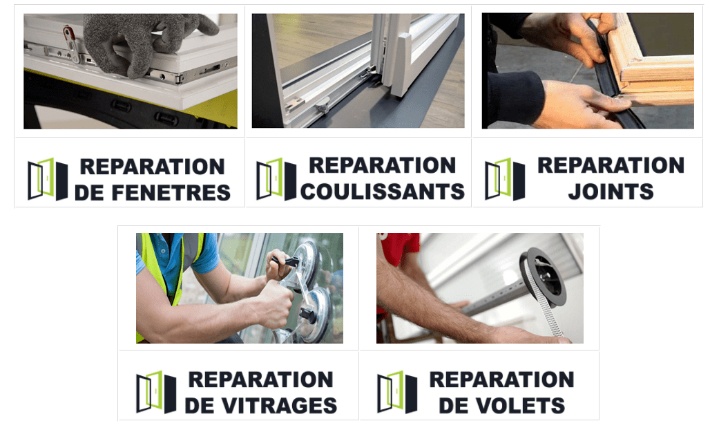 REPARATEUR DE FENETRES PVC ALU BOIS BAIES COULISSANTES RENNES